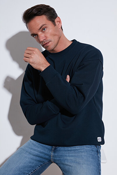 Buratti Ανδρικό φούτερ Regular Fit Crew Neck με λουράκια, συσκευασία 2 τεμαχίων SWEAT 5905255S2