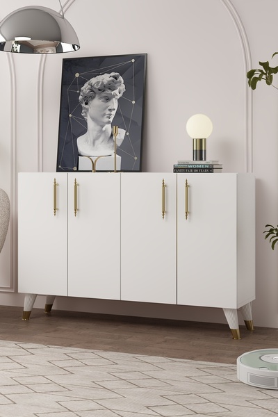 DEMONTE DECOR 8190KM-128DD KONSOL,KAHVE KÖŞESİ,AYAKKABILIK,OFİS EVRAK DOLABI,MUTFAK KİLER DOLABI,TV ÜNİTESİ-BA