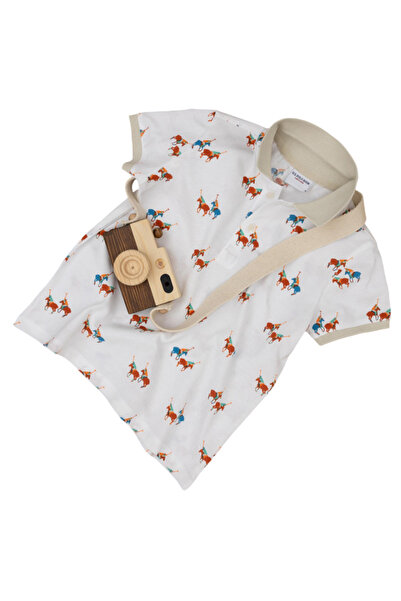 U.S. Polo Assn. Бяла тениска за момче