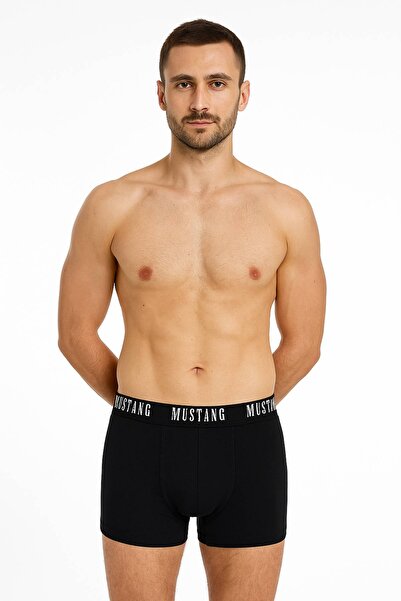 Mustang Men's Boxer Shorts, Cotton, 4-Pack