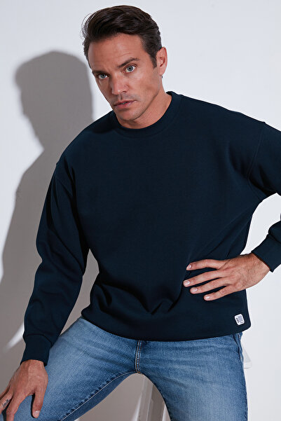 Buratti Ανδρικό φούτερ Regular Fit Crew Neck με λουράκια, συσκευασία 2 τεμαχίων SWEAT 5905255S2