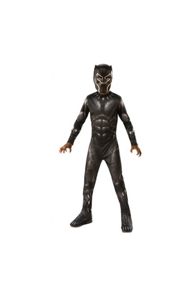 Rubies Kids Deluxe Black Panther Costume, size L (8-10 years), mask included