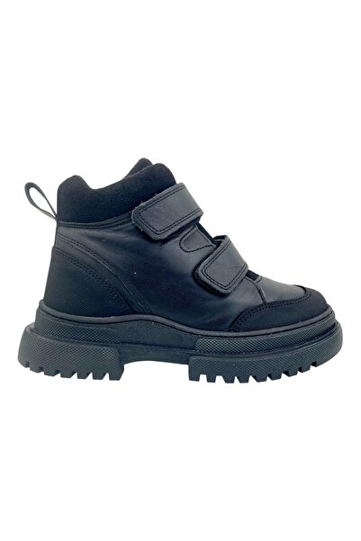 Nubebe حذاء إنديانا الجلدي للرجال باللون الأسود