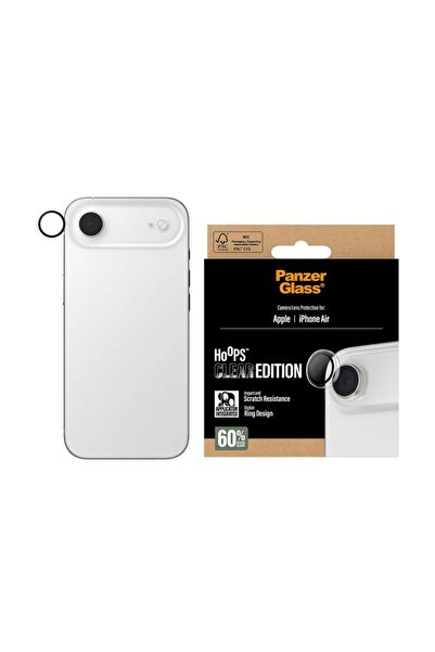 CARE by PanzerGlass® Protecție cameră pentru iPhone 17 Air, cercuri, cu separare optică, sticlă securizată, transparentă