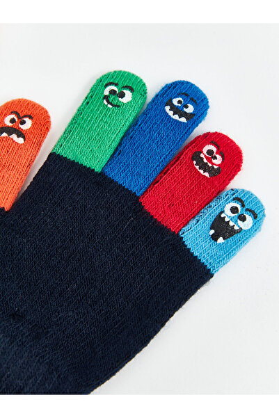 LC Waikiki Color Block Boys' Gloves (W5)