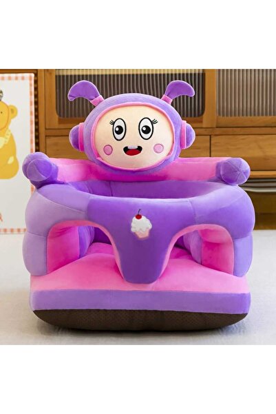 OEM Purple Robot Plush Baby Armchair