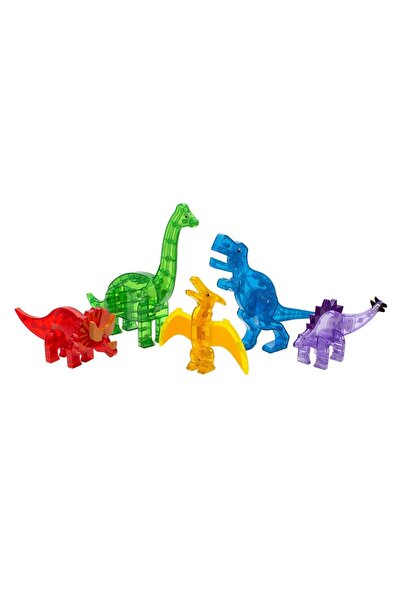 LİNİX Magna-Tiles Dinos Magnetic Set - 5 Magnetic Figures