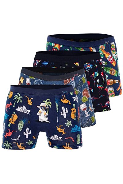 Cornette Men's Boxer Shorts, Cotton, 4-Pack