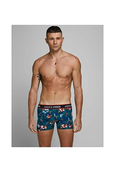 Jack & Jones Jack&jones Flower 3 Pack Ανδρικά Μαύρα Εσώρουχα