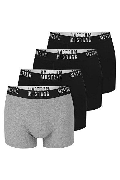 Mustang Men's Boxer Shorts, Cotton, 4-Pack