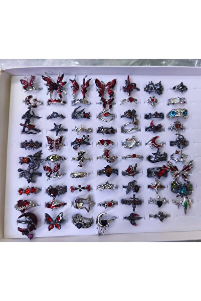 Acousticworld Sürpriz Gotik yüzük ayarlanabilir , 1 adet rassal gönderilir