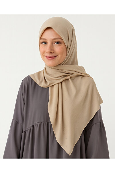 Bilenler Bamboo Scarf 100X100 cm – Anti-Sweat, Non-Pilling and Non-Shedding, Suitable for Four Seasons Use Beige