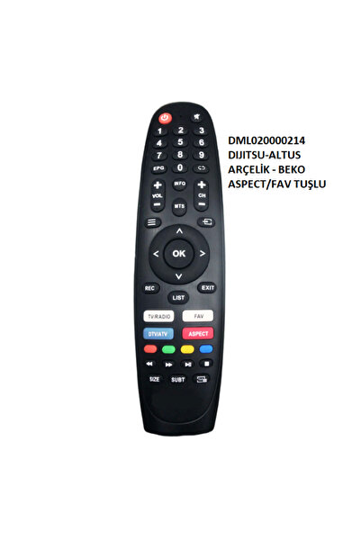 Beko ANDROID ASPECT TUŞLU LCD TV KUMANDASI