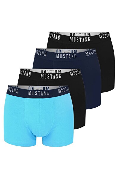 Mustang Men's Boxer Shorts, Cotton, 4-Pack