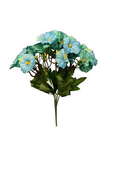 DEFNE DECOR Yapay Çiçek Gelincik Demeti 5 dal 40 cm mavi