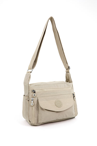 Sanmorris 3053 Γυναικεία αδιάβροχη υφασμάτινη τσάντα ταξιδιού και ώμου με 5 θήκες με λουράκια