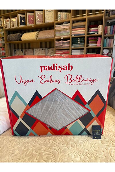 Genel Markalar Padisah Çift Kişilik Embos Battaniye – Kalın, Sıcak ve Yumuşac...