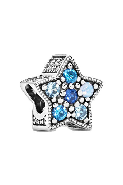 Bijuterii Nadiela Talisman Argint 925, Charm pentru bratari – Little Blue Star
