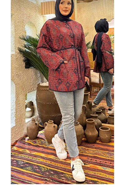 saru collection Etnik desen ceket