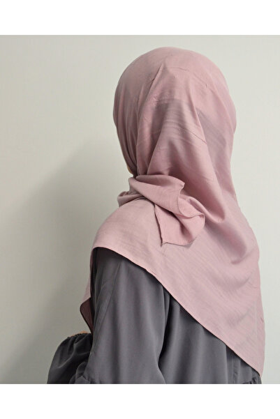 Bilenler Bamboo Scarf 100X100 cm – Anti-Sweat, Non-Pilling and Non-Shedding, Suitable for All Seasons Dusty Rose
