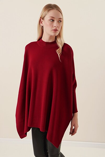 Hiccup Bdart Slit Detailed Mock Neck Knitwear Sweater