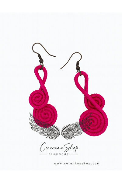 Cerenimo Shop أقراط تيلي أورلون بوهو الأصلية المصنوعة يدويًا