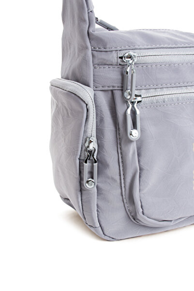 Sanmorris 4005 Women's Multi-Eye Water Resistant Crinkle Fabric Adjustable Cross Strap Shoulder Bag