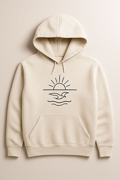 ADAMARA هودي Urban Comfort مصنوع من القطن بنسبة 100%