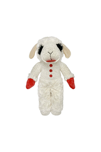 Happy Pet Lambchop Standing Lamb Plush Dog Toy - Plush Hugging Companion!