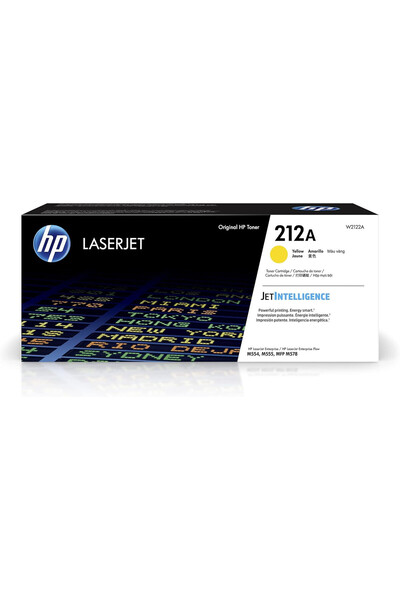 HP خرطوشة حبر أصفر 212A للطابعات | W2122A
