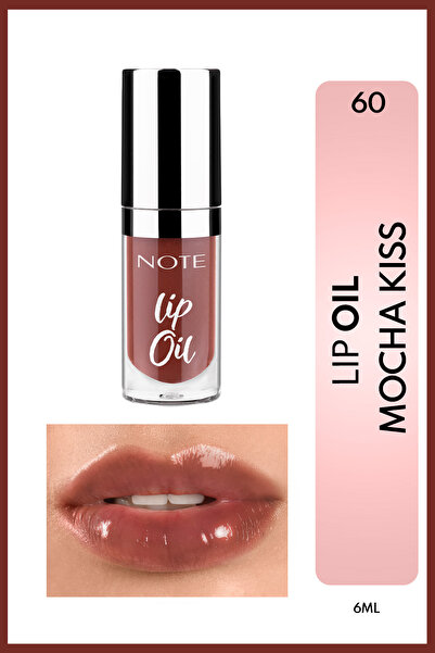 NOTE Lip Oil Nemlendirici ve Parlatıcı Dudak Bakım Yağı - 60 Mocha Kiss - Kah...