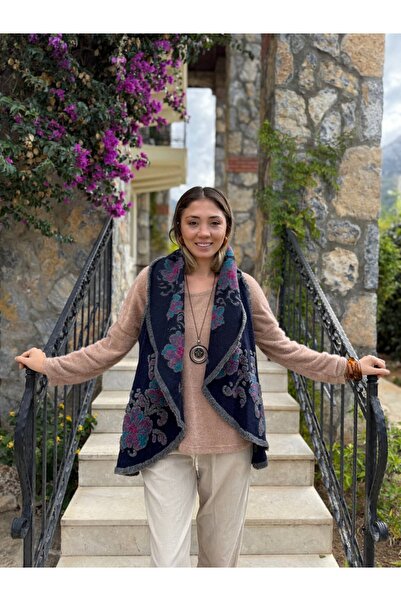 Punta Otantik Yg22602 Draped Italian Felt Vest