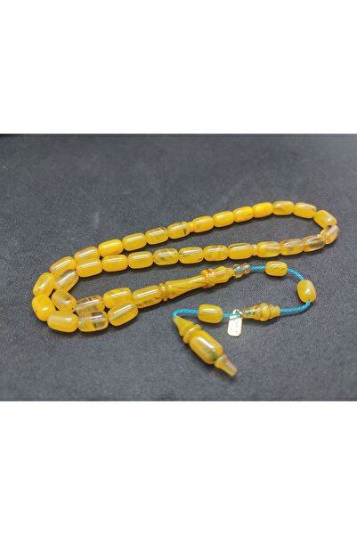 İskeçe Exclusive Ayhan Turan Masterpiece Transparent Delim Ringed Imame Squeeze Amber Amber Certified 8630