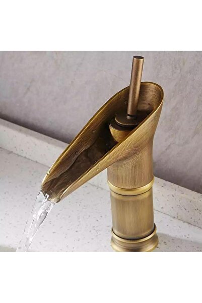 Trendy's Baterie lavoar cascada inaltime medie bronz antichizat