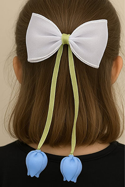 TAKIŞTIR Mixed Color Tulip Figured Ribbon Vending Machine Buckle