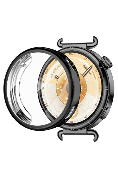 Nezih Case Huawei Watch GT 6 41mm Uyumlu TPU (Yumuşak Silikon) Kasa Koruyucu