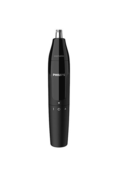 Philips NT1620/15 Nose/Ear Trimmer, Battery, Washable, Wet and Dry Use, Black