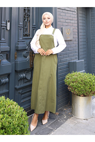 VAV Ολόσωμη φόρμα από γκαμπαρντίνα - Χακί -