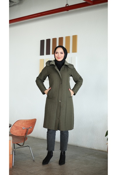 Moda İncir 6007 Quilted Coat