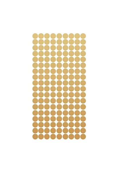 Oracal Decorative polka dot wall sticker set, 162 polka dots, 5 cm, gold, Ora...
