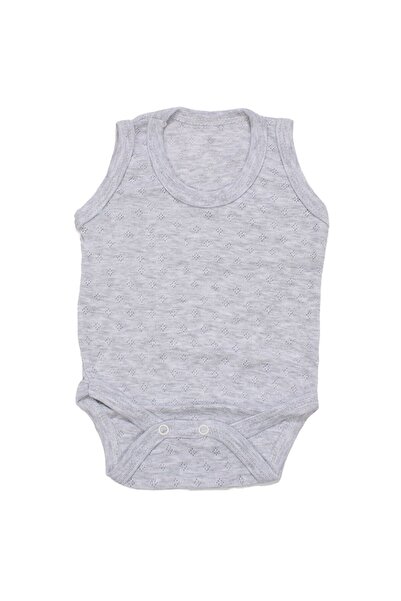 bebegen بدلة جاكار رمادية اللون للجنسين مع أربطة ومشبك