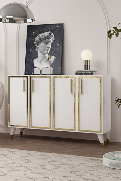 DEMONTE DECOR 8193KM-128DD KONSOL,KAHVE KÖŞESİ,AYAKKABILIK,OFİS EVRAK DOLABI,MUTFAK KİLER DOLABI,TV ÜNİTESİ-BA