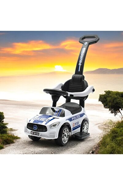 Babymix Push car, Baby Mix, Police, With side protections, With melodies and horn