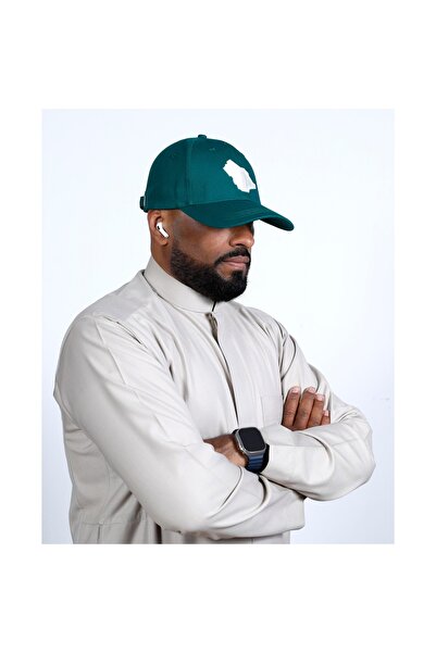 Uphill قبعة خريطة السعودية للجنسين، قطن، ملابس كاجوال، لجميع المواسم، قابلة ل...