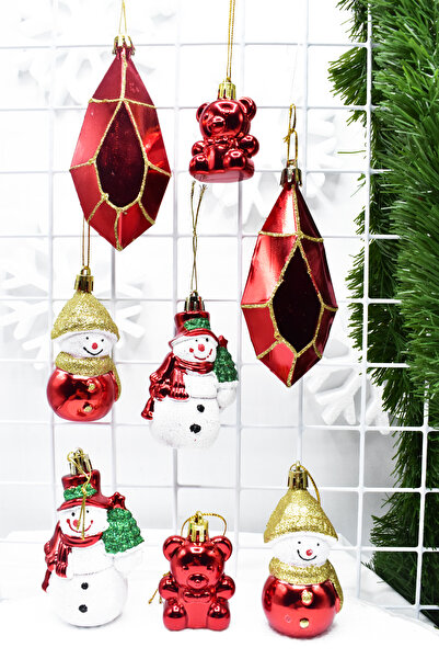 Waldern Premium Collection 8-Piece Mixed Christmas Ornament Set