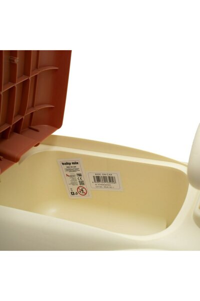 Babymix Ride-on vehicle, Baby Mix, Cruiser, Up to 25 kg, With melodies and LED lights, +2 years, Beige