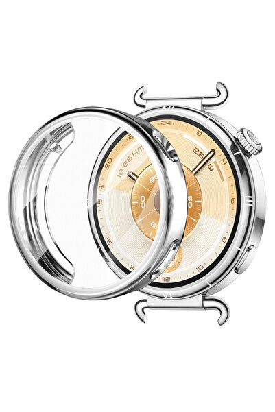 Nezih Case Huawei Watch GT 6 41mm Uyumlu TPU (Yumuşak Silikon) Kasa Koruyucu
