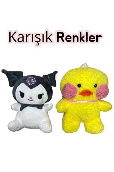 Cimricik Kuromi Lalafanfan İkili Set Hediyelik Peluş Oyuncaklar 20 Cm