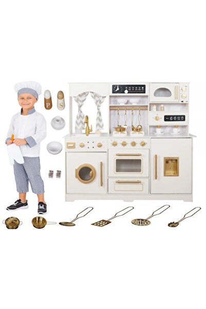 ideal STORE idealSTORE Bucătărie de joacă din lemn pentru copii, 109 x 102 x 32 cm