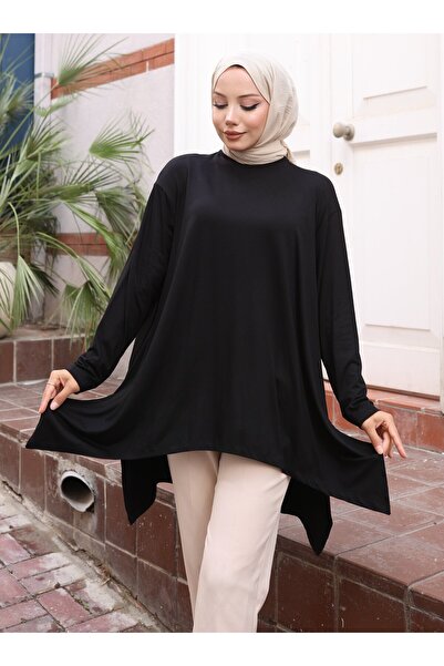 VAV Asymmetric Tunic - Black -
